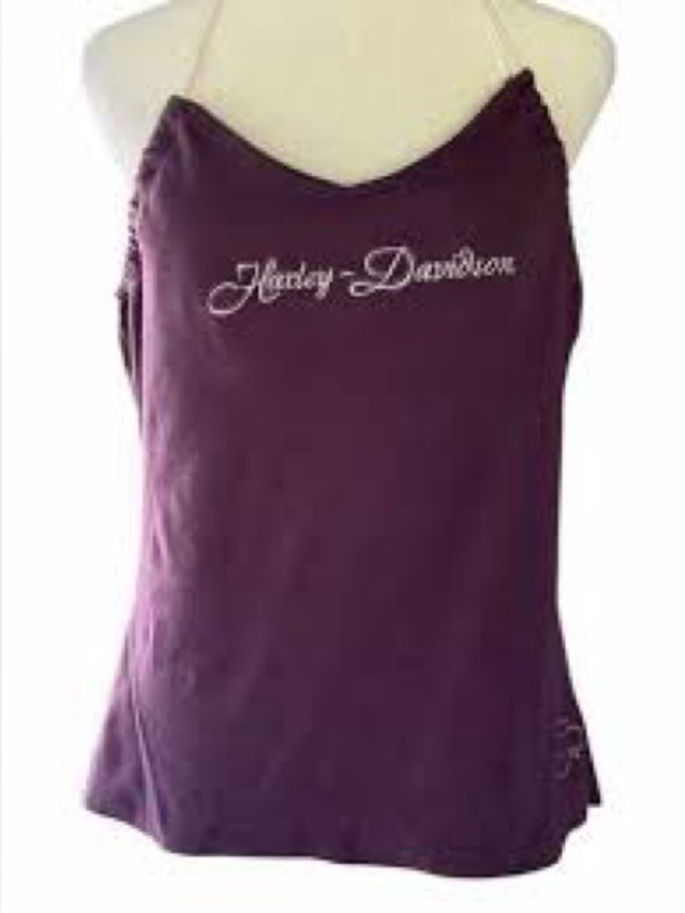 Harley-Davidson Plum Spaghetti-Strap Women's Tank Top